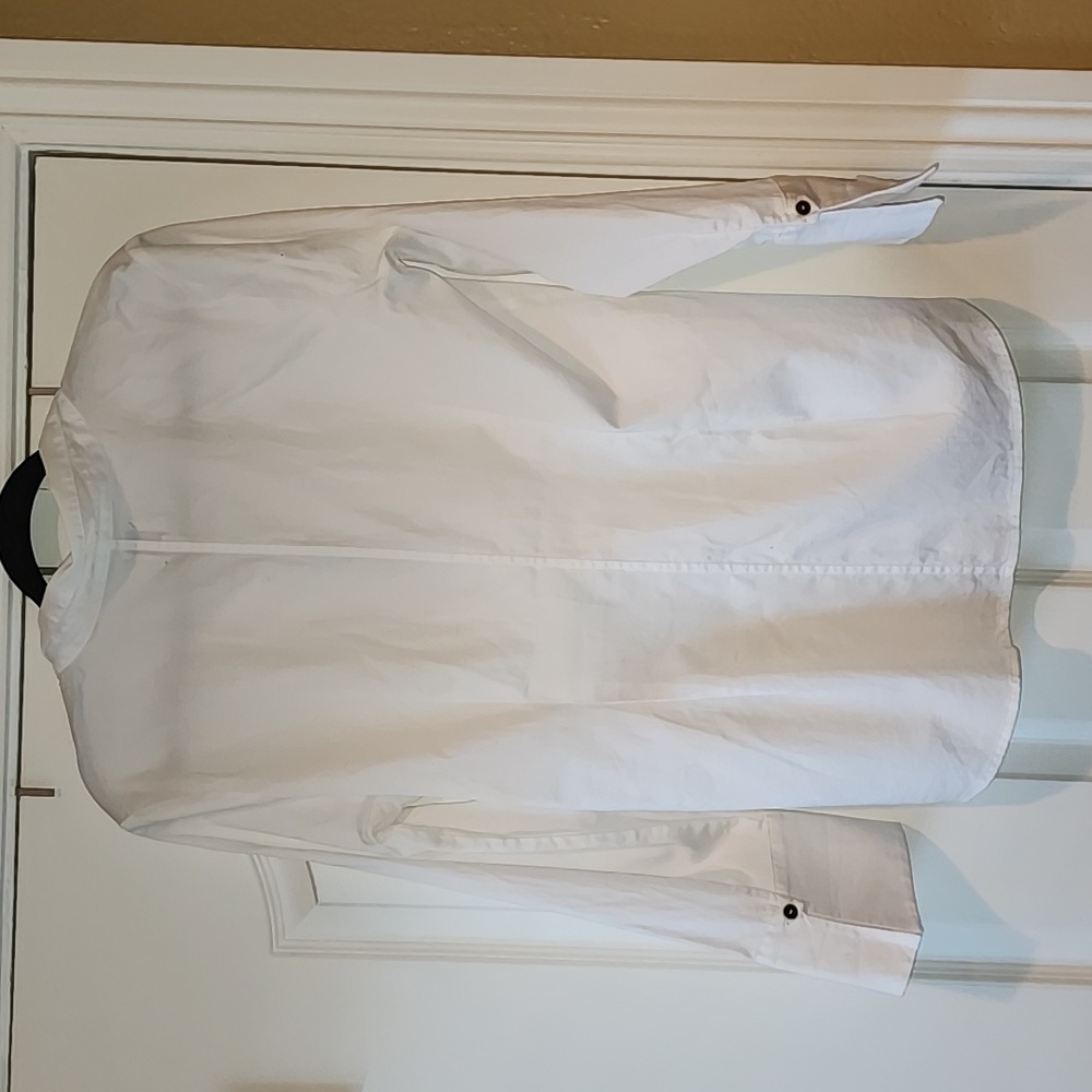 New NIC+ZOE White Long Sleeve Blouse, NWT, Size Medium - Picture 10 of 11